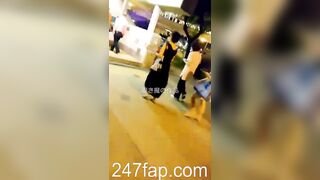 Panty Under Short Skirt Voyeur with Face Young Amateur Chinese Asian Girl 502