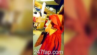 Low Angle Peeping Voyeur with Face Young Amateur Chinese Asian Girl in Public 503x