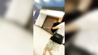 Under Skirt Record Voyeur with Face Young Amateur Chinese Asian Girl in Public 507