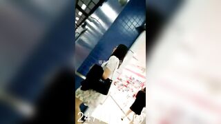 Under Skirt Record Voyeur with Face Young Amateur Chinese Asian Girl in Public 507