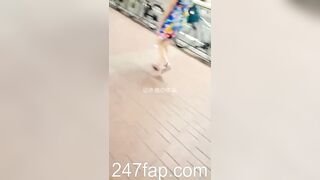 Panty Under Short Skirt Voyeur with Face Young Amateur Chinese Asian Girl 509