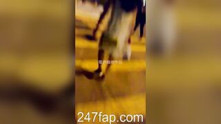 Under Skirt Record Voyeur with Face Young Amateur Chinese Asian Girl in Public 510