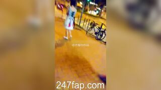 Panty Under Short Skirt Voyeur with Face Young Amateur Chinese Asian Girl 511