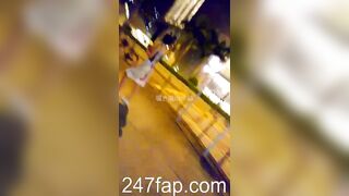 Panty Under Short Skirt Voyeur with Face Young Amateur Chinese Asian Girl 511