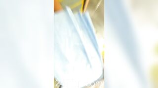 Mini Skirt Spy Voyeur with Face Young Amateur Chinese Asian Girl in Public 69