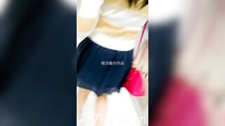 Panty Voyeur Upskirt with Face Young Amateur Chinese Asian Girl in Public 72