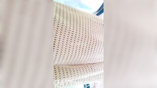 Mini Skirt Spy Voyeur with Face Young Amateur Chinese Asian Girl in Public 74x