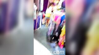 Low Angle Peeping Voyeur with Face Young Amateur Chinese Asian Girl in Public 75