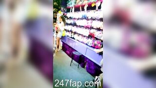 Low Angle Peeping Voyeur with Face Young Amateur Chinese Asian Girl in Public 75