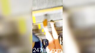 Under Skirt Record Voyeur with Face Young Amateur Chinese Asian Girl in Public 84