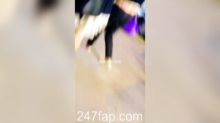 Under Skirt Record Voyeur with Face Young Amateur Chinese Asian Girl in Public 84