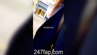 Under Skirt Record Voyeur with Face Young Amateur Chinese Asian Girl in Public 84