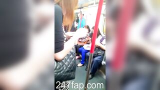 Panty Voyeur Upskirt with Face Young Amateur Chinese Asian Girl in Public 85