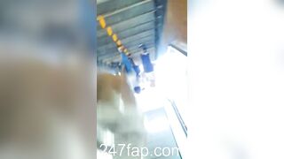 Under Skirt Record Voyeur with Face Young Amateur Chinese Asian Girl in Public 88x