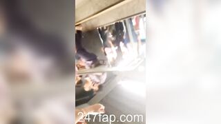 Low Angle Peeping Voyeur with Face Young Amateur Chinese Asian Girl in Public 89