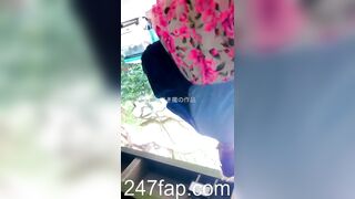 Panty Voyeur Upskirt with Face Young Amateur Chinese Asian Girl in Public 94