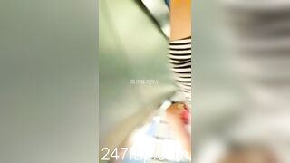 Panty Under Short Skirt Voyeur with Face Young Amateur Chinese Asian Upskirt Girl in Public 96