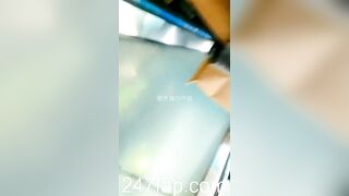Panty Under Short Skirt Voyeur with Face Young Amateur Chinese Asian Upskirt Girl in Public 101