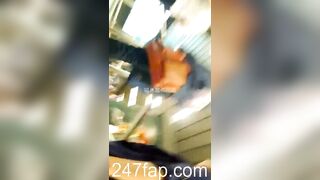 Low Angle Peeping Voyeur with Face Young Amateur Chinese Asian Girl in Public 102