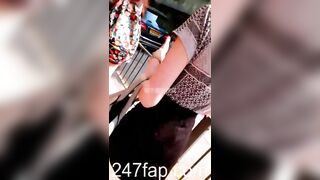 Low Angle Peeping Voyeur with Face Young Amateur Chinese Asian Girl in Public 103