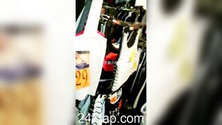 Under Skirt Record Voyeur with Face Young Amateur Chinese Asian Girl in Public 107x