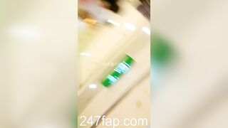 Panty Under Short Skirt Voyeur with Face Young Amateur Chinese Asian Upskirt Girl in Public 112