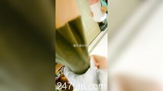 Panty Under Short Skirt Voyeur with Face Young Amateur Chinese Asian Upskirt Girl in Public 112