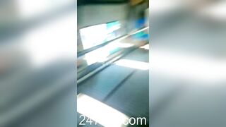 Mini Skirt Spy Voyeur with Face Young Amateur Chinese Asian Girl in Public 115