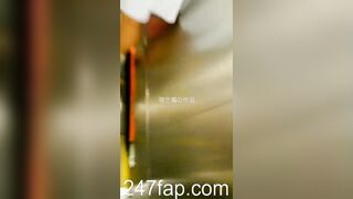 Mini Skirt Spy Voyeur with Face Young Amateur Chinese Asian Girl in Public 115