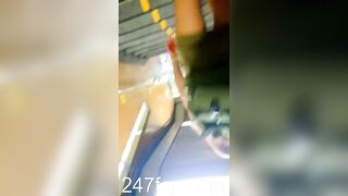 Under Skirt Record Voyeur with Face Young Amateur Chinese Asian Girl in Public 120