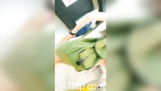 Under Skirt Record Voyeur with Face Young Amateur Chinese Asian Girl in Public 120