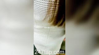 Panty Voyeur Upskirt with Face Young Amateur Chinese Asian Girl in Public 125