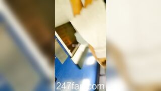 Mini Skirt Spy Voyeur with Face Young Amateur Chinese Asian Girl in Public 126