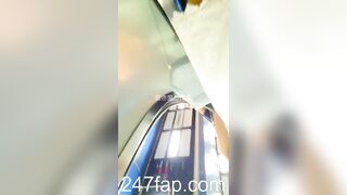 Mini Skirt Spy Voyeur with Face Young Amateur Chinese Asian Girl in Public 126