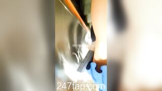 Mini Skirt Spy Voyeur with Face Young Amateur Chinese Asian Girl in Public 128