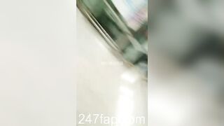 Mini Skirt Spy Voyeur with Face Young Amateur Chinese Asian Girl in Public 129xx