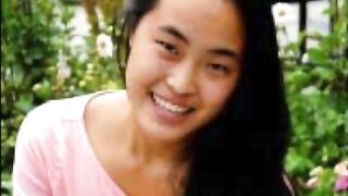 Blond Hair Amateur Chinese Asian Leaked Selfie Playing her Hairy Yoni 5-2i