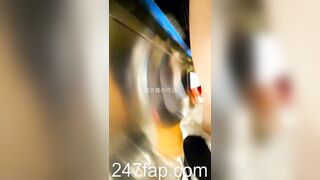 Mini Skirt Spy Voyeur with Face Young Amateur Chinese Asian Girl in Public 131