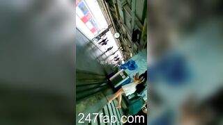 Under Skirt Record Voyeur with Face Young Amateur Chinese Asian Girl in Public 132