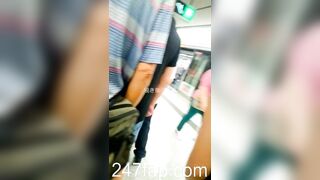Under Skirt Record Voyeur with Face Young Amateur Chinese Asian Girl in Public 150