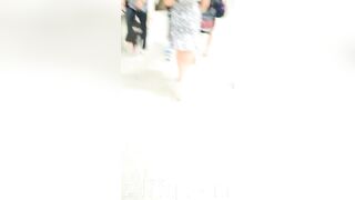 Under Skirt Record Voyeur with Face Young Amateur Chinese Asian Girl in Public 151