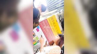 Under Skirt Record Voyeur with Face Young Amateur Chinese Asian Girl in Public 188