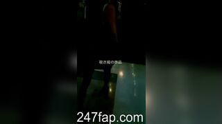 Peeping on Tits (Showing Face) Young Amateur Chinese Asian Girl in Public 190