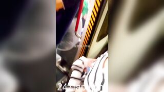 Peeping on Tits (Showing Face) Young Amateur Chinese Asian Girl in Public 194