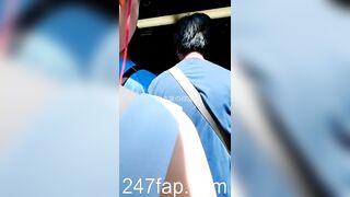 Peeping on Tits (Showing Face) Young Amateur Chinese Asian Girl in Public 241