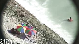 Naturist Attractive Woman Having Sex Outdoor Spy Nude Beach Couples 144