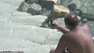 Naturist Gorgeous Woman Having Sex Outdoor Spy Nude Beach Couples 153