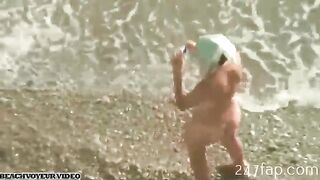 Naturist Attractive Woman Having Sex Outdoor Spy Nude Beach Couples 209