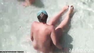 Naturist Attractive Woman Having Sex Outdoor Spy Nude Beach Couples 221