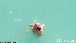 Naturist Attractive Woman Having Sex Outdoor Spy Nude Beach Couples 244